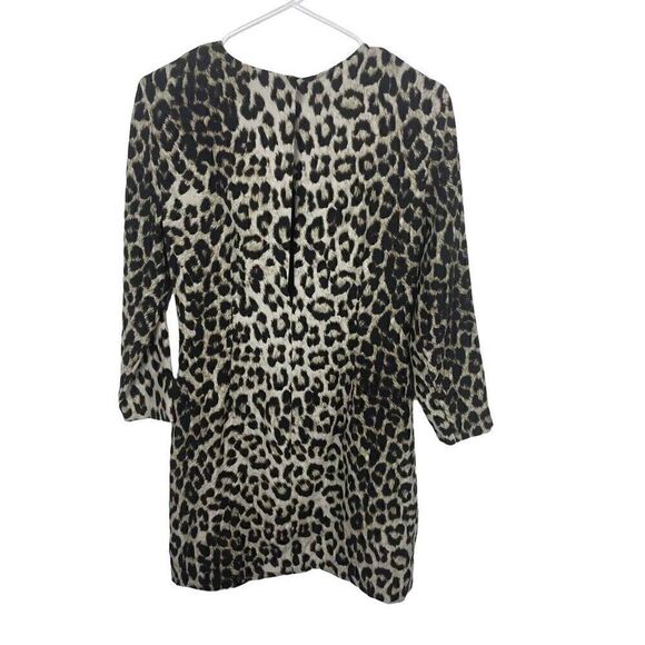 ‎Rag & Bone Cheetah Dress 100% Silk Size 2 - Picture 2 of 8